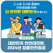 대한민국 안전대전환, 2024년 집중안전점검