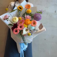 [대전꽃집_꼿밧] 5월 가정의 달 부모님 꽃 선물 추천, 트로피컬 꽃다발