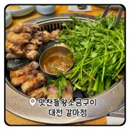 대전 삼겹살구워주는곳 갈마동맛집 '맛찬들왕소금구이 대전갈마점'