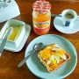 Orange marmalade 오렌지 마멀레이드가 있는 아침