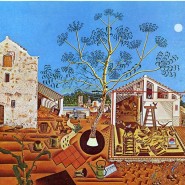 입체파(Cubism)의 특성과 스페인 카탈로니아의 민속 예술이 혼합된 호안 미로(Joan Miro)의 초현실주의적 풍경화