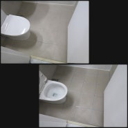 천안 두정역 이안더센트럴 욕실 줄눈시공 완전 깨끗해졌어요!