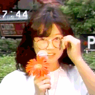 나카모리 아키나 데뷔 42주년 기념 안경 슬로우모션