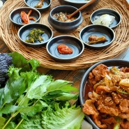 경기도 광주 경안동 쌈밥 맛집 쌈채소 무한리필 모두의제육