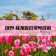 태안 세계튤립꽃박람회 봄꽃 가득한 안면도에서 향기로 힐링하세요 : )