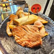 울산북구명촌맛집 고기를 구워주는 맛있는 고깃집 상구네돼지구이 명촌점