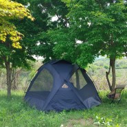 [언플러그드 캠핑] 인천 계양구 목상동 경인아라뱃길 베누스 아테나 육각 쉘터 텐트(24.05.01)