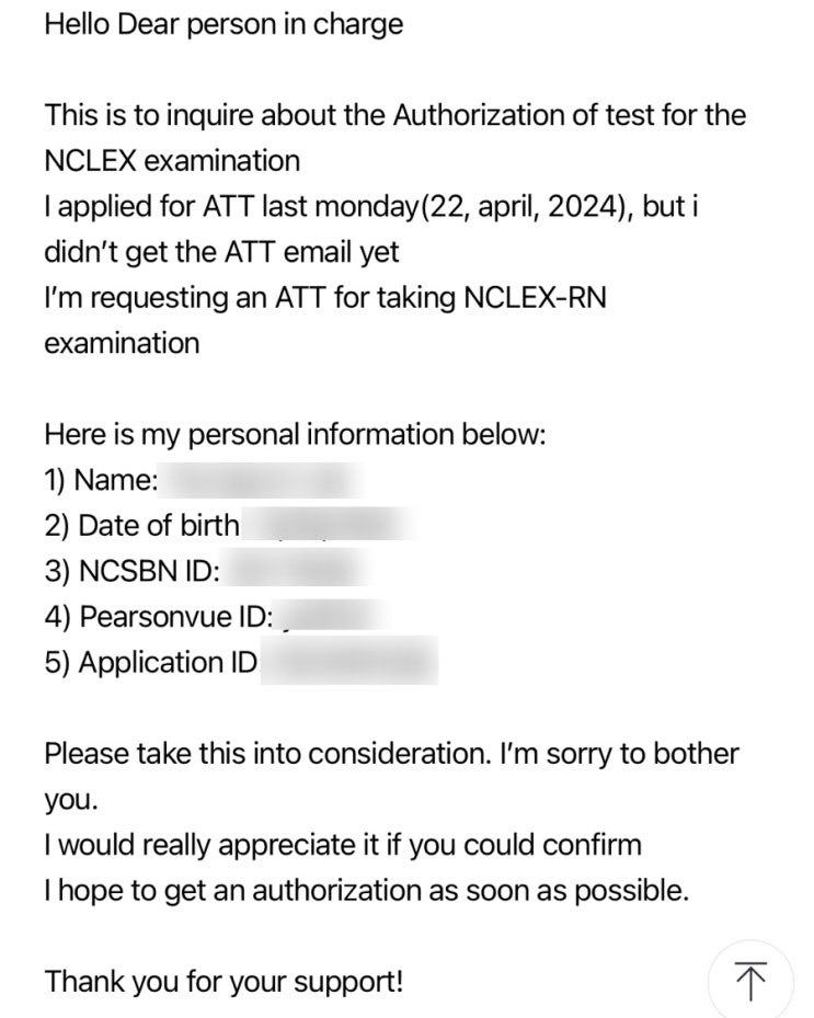[NCLEX-⑤] NYSED 엔클렉스 ATT 신청 및 ATT PUSH하기 : 네이버 블로그