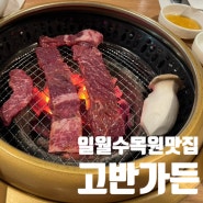 수원 일월수목원 맛집 고반가든 서수원점 소갈비