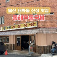 울산 태화강 국가정원 맛집 동해 우동 국밥, 신상 핫플 밥집