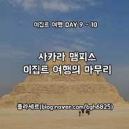 이집트 여행 DAY 9 ~ 10 :: 최초의 피라미드 - 사카라 피라미드, 멤피스 박물관, 이집트 국민 간식 - 코샤리, 한국으로 복귀!