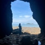 태안가볼만한곳추천 안면도 삼봉해수욕장 해식동굴에서 사진찍기