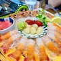 제주서귀포딱새우회 바타타식탁:) 바다가 보이는 표선맛집
