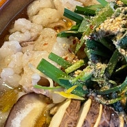 [수원 호매실] 모츠나베, 표고버섯 튀김 맛집 이자카야 오지상미세