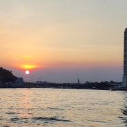 [태국] 방콕 차오프라야강 일몰 선상 디너 크루즈 썬쎗