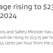 (대전유학원)뉴질랜드워킹홀리데이: 뉴질랜드 4월 1일부터 최저 임금 시간당 N$23.15로 인상