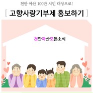 지자체 고향사랑기부제 알리기! 천안 아산 100만 시민을 대상으로 홍보하는 방법