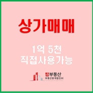 중계동 부동산 -중계동 은행사거리 1층 상가 매매, 직접 사용 가능[중계동 탑 부동산]