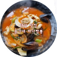 태안 맛집 태안 중국집 윤가네 바다짬뽕 태안 짬뽕 맛집 내돈내산