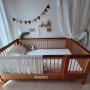 아이방꾸미기 아기 가드 저상형 침대 원목 숲소리 스토리 유아침대