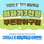 🎁 구리시 X 공공배달앱 배달특급 🎁