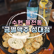 [수원] 율전동 술집 안주가 맛있는 '금별맥주' 후기