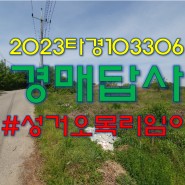 2023타경103306 성거 오목리 임야 경매답사후기