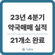 2023년 4분기 약국매매 실적, 가온메디컬