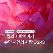 [클래식/연가곡] 5월에 찾아온 사랑 슈만 "시인의 사랑"Op.48
