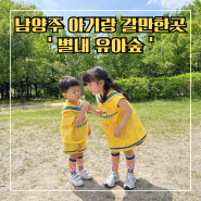 [남양주] 아이랑 가기좋은 ‘별내 별똥별 유아숲 체험원’