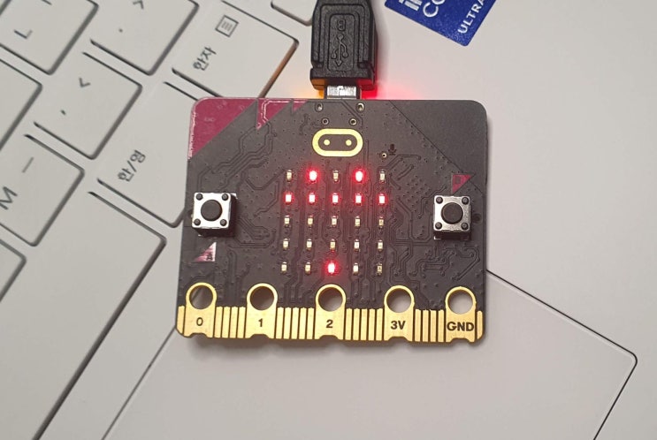 micro:bit 로 LED 를 ON/OFF 하는 3가지 방법 : 네이버 블로그