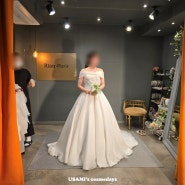[촬영가봉] 리안마리 드레스 피팅 실크 풍성 드레스 솔직후기