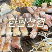 서동탄역 고기 맛집 추천, 가족외식 모임 맛집인 [한판삼겹]