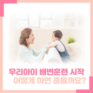 우리아이 배변훈련시기 올바른 시작 어떻게하면 좋을까요?