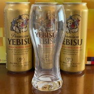 맥주 [YEBISU] 프리미엄 에비스 맥주 NEW 전용잔 패키지 | 일본 맥주 / 이마트 / Beer