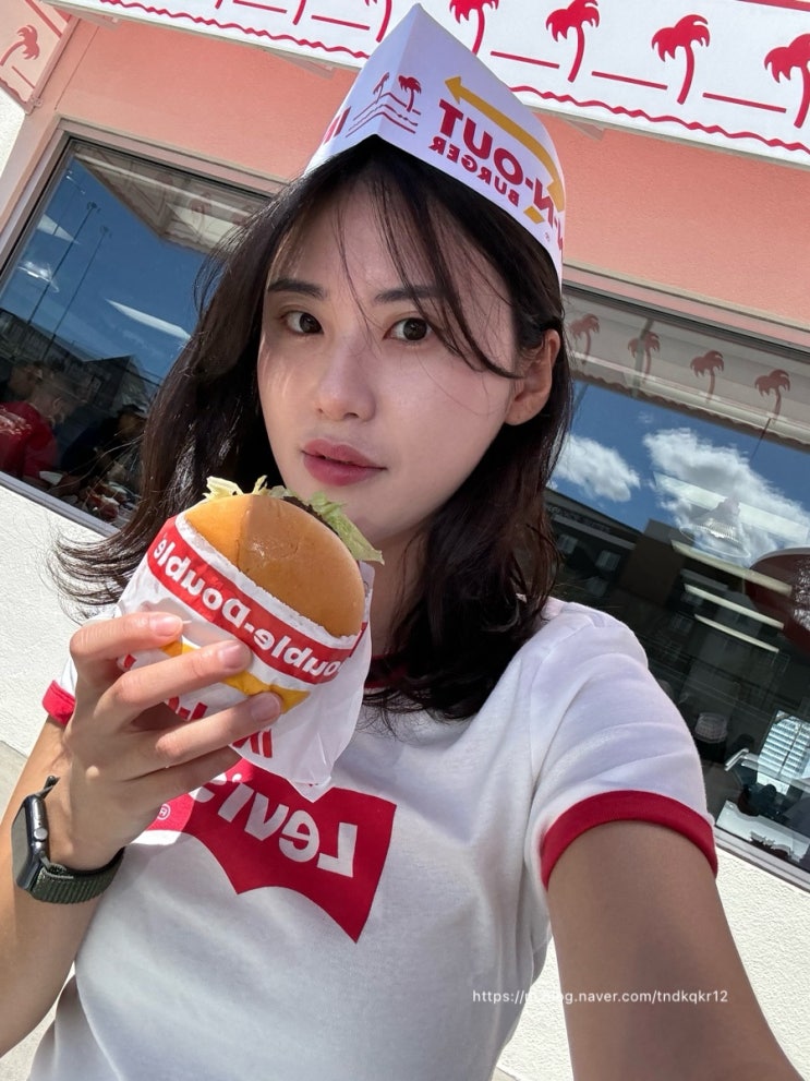[가성비 좋은 미국 라스베이거스 맛집]인앤아웃 버거 In-N-Out Burger 메....