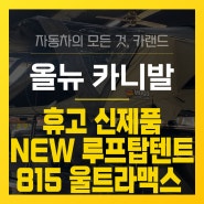 부산 카니발 일체형 루프탑텐트 휴고 815 울트라맥스 신형 텐트 NEW 신제품 루프텐트 설치 전문 덕천 카랜