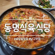 부산 용호동 김치찌개 맛집: 동명식육식당 내돈내산