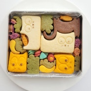 귀여운 고양이캐릭터 쿠키선물
