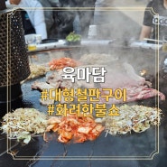 울산 이색맛집 야외 대형철판구이 불쇼 육마담