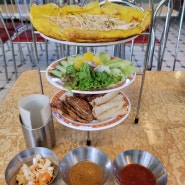[수원맛집]수원 쌀국수 맛집 꾸아 광교점 반세오가 유명한 광교카페거리 맛집