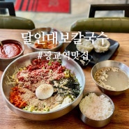 광교역맛집 역대급 한우육회비빔밥 달인대보칼국수