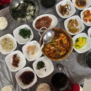 목포역 밥집 초원음식점 병어찜 꽃게살비빔밥 순삭