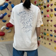 블랙야크 그래픽티셔츠 남자 여성 오버핏 반팔티, 클라이밍 바지 볼더링 팬츠 후기