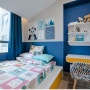 초등학생 침대 책상 &파란색으로 초등학생방 아이방 인테리어 꾸미기