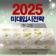 2025 미대입시전략(현 고3) / 강남 파라오 미술학원
