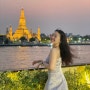 [태국방콕여행Day2🇹🇭] 왓아룬으로 시작해서 촘아룬으로 끝내는하루. 태국전통의상입고 이렇게 땀흘리는게 맞나 💦 홍콩보다 홍콩같은 차이나타운, 노을보고 펍크롤가기🍺