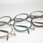 린드버그 안경테 신타늄 5808 도회적인 스타일의 원형 콤비 안경
