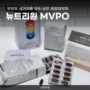 영양제 | 4가지를 모두 담은 종합영양제, 뉴트리원 MVPO