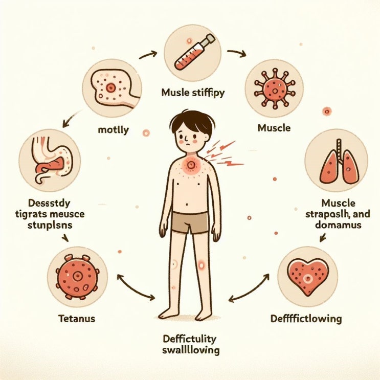 파상풍 초기 증상 원인 예방접종 자가 진단 예방하기 : 네이버 블로그